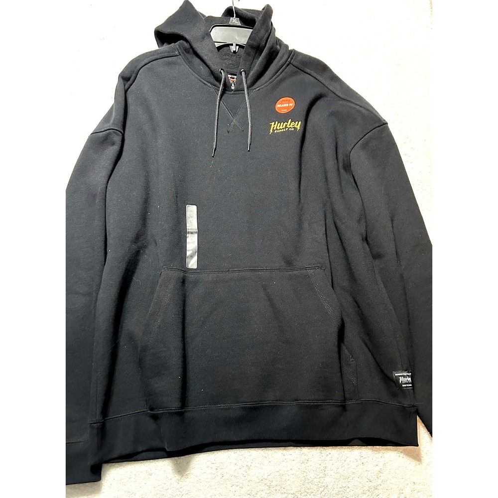 Hurley Men's Ironclad Heavyweight Pullover Black XL Sweatshirt Hoodie (R1)